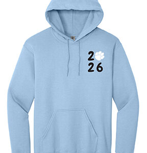 Class of 2026 Light Blue Hooded Sweatshirt​